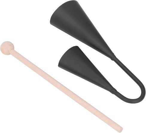 ZJchao 【Easy To PlayThe Percussion Instruments for Adults Is Designed To Be Child-friendly, Featuring a Double Horn That Produces Two Pitched Notes When Struck with Its Included Wooden in Saudi Arabia