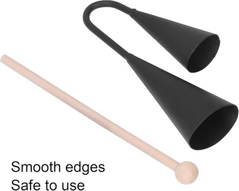 ZJchao 【Easy To PlayThe Percussion Instruments for Adults Is Designed To Be Child-friendly, Featuring a Double Horn That Produces Two Pitched Notes When Struck with Its Included Wooden in Saudi Arabia