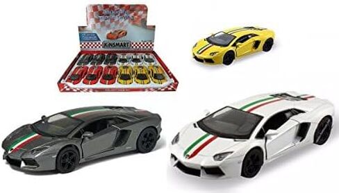 KiNSMART Lamborghini White Aventador LP700-4 Die Cast Model Cars, 1:38 Scale in Kuwait