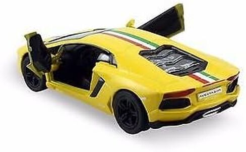 KiNSMART Lamborghini White Aventador LP700-4 Die Cast Model Cars, 1:38 Scale in Kuwait