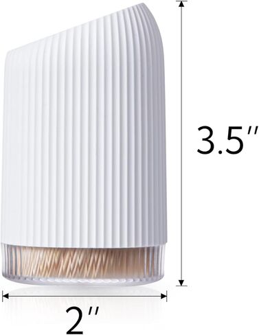 حامل مسواك قوي 2 عبوة مع أسنان الخيزران المتميزة لتنظيف الأسنان ， موزع المسواك المزخرف (2) in Kuwait