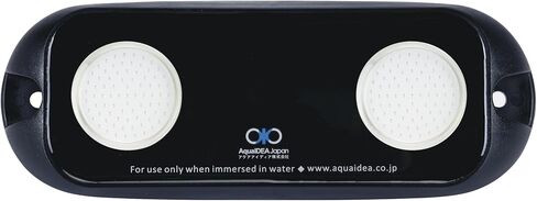 Made in Japan JB40 Solution for Transom Underwater Lighting, 2 x 3.6W COB LED, 40W, 12-24V, IP69, DIY Installation (Black case, Warm White) in Saudi Arabia
