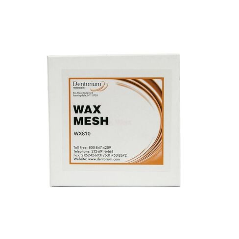 شبكة الاحتفاظ الأحمر الشمع - أنماط مربعة - 10 صفائح 4 "× 4" - غير متقلدة ، غير متكافئة - تستخدم في مختبر الأسنان in Kuwait