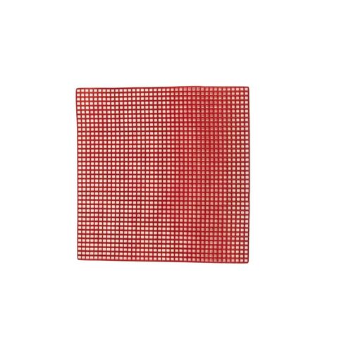 شبكة الاحتفاظ الأحمر الشمع - أنماط مربعة - 10 صفائح 4 "× 4" - غير متقلدة ، غير متكافئة - تستخدم في مختبر الأسنان in Kuwait