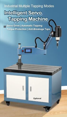 Electric Tapping Machine, M3-M16 US Stock Tapper, 360° Universal Tapping Arm with 9PCS ANSI Collets Included,Voltage 110V in Saudi Arabia