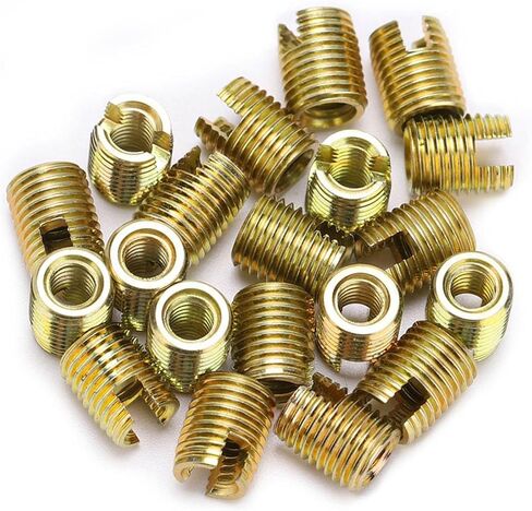 20Pcs Self Tapping Threaded Inserts 302 Carbon Steel Self Tapping Inserts for Automotive Household Appliances Construction Machinery (Inner M10*1.5 Outer M14*1.5 Length 18mm) in Saudi Arabia