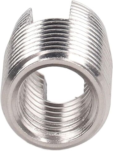 20PCS Slotted Self Tapping Threaded Insert, M16 X 1.5 22mm Self Tapping Slotted Screw Thread Insert Helicoil Thread Repair Kit Stainless Steel Thread Insert for Automobile in Saudi Arabia