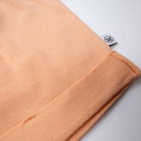 HonestBaby Cuffed Short 100% Organic Cotton for Infant Baby and Toddler Girls, Aloha Daisy (2-Pack) in Saudi Arabia