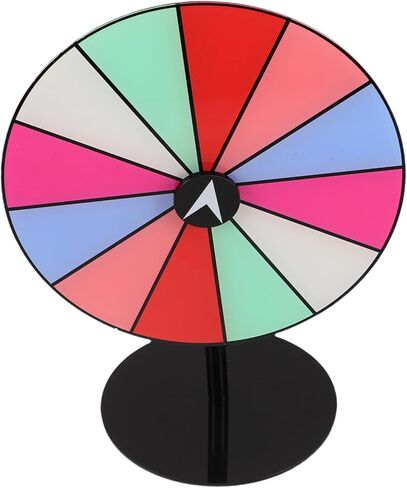 Pretyzoom جائزة عجلة أكريليك مداخلة الدوران لألوان قوس قزح عجلة السحب للحفلات التي تشارك روليت الدوار للمناسبات المنزلية والمعارض التجارية in Kuwait