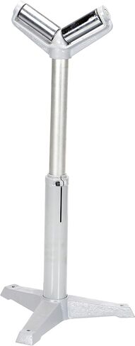 Vestil STAND-V Steel Roller Stand 23-1/2 to 39-1/4 Raised Height 1,760 Lb. Capacity Silver in Saudi Arabia