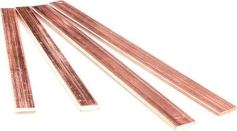 1Pcs T2 Pure Copper Metal Sheet, 3.0-10.0mm Thickness Red Copper Bar, 100/500mm Length, Suitable for Industrial DIY Crafts(3x20x500 Mm) in Saudi Arabia