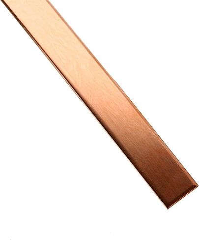 1Pcs T2 Pure Copper Metal Sheet, 3.0-10.0mm Thickness Red Copper Bar, 100/500mm Length, Suitable for Industrial DIY Crafts(3x20x500 Mm) in Saudi Arabia