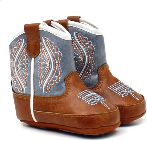 ARIAT Unisex Infant Lil Stompers Baby Boot, Tan/Brown (Savannah), 1 in Saudi Arabia