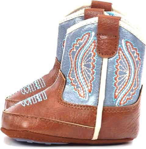 ARIAT Unisex Infant Lil Stompers Baby Boot, Tan/Brown (Savannah), 1 in Saudi Arabia