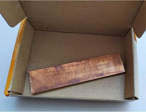 Pure Copper Sheets, 1 Pcs Square Purple Copper Sheet, 2/3/4mm Thickness Metal Sheet, DIY Craft Supplies, Industrial, Craft Materials(3x60x100mm 1pc) in Saudi Arabia