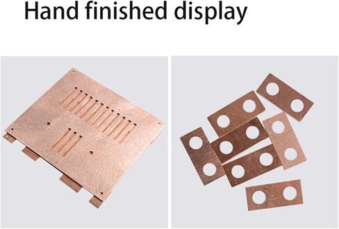 Pure Copper Sheets, 1 Pcs 100 * 100mm Square Purple Copper Sheet, 0.5/0.8/1.0mm Thickness Metal Sheet, DIY Craft Supplies, Industrial, Craft Materials(100x100x0.8mm) in Saudi Arabia