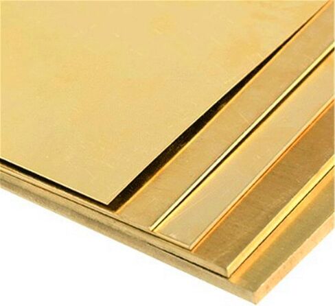 Pure Copper Sheets, 1pc 99.9% Pure Brass Strip Copper Sheet Foil Metal Sheet 100mm X 200mm X 0.8mm 1mm 1.5mm 2mm 3mm Thick DIY Hardware Manufacturing(100x200x0.8mm) in Saudi Arabia