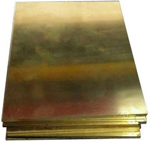 Pure Copper Sheets, 1pc 99.9% Pure Brass Strip Copper Sheet Foil Metal Sheet 100mm X 200mm X 0.8mm 1mm 1.5mm 2mm 3mm Thick DIY Hardware Manufacturing(100x200x0.8mm) in Saudi Arabia