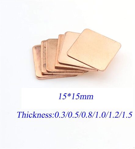 Pure Copper Sheets, 1Pcs 0.3-1.0mm Laptop Copper Sheet,Plate Strip Shim Thermal Pad Heatsink Sheet for Chip Cooling(0.3mm) in Saudi Arabia