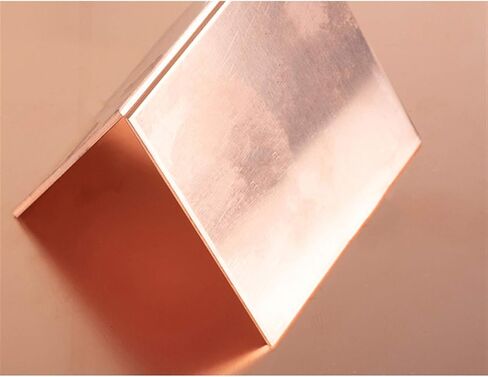 1 PCS 1M Metal Sheet Metal ، 99.5 ٪ Strip Pure Copper Strip ، يستخدم على نطاق واسع في الحرف اليدوية ، DIY ، الصناعة ، مواد البناء 0.1-0.6 مم (0.6x100x1000mm) in Saudi Arabia