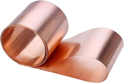 1 PCS 1M Metal Sheet Metal ، 99.5 ٪ Strip Pure Copper Strip ، يستخدم على نطاق واسع في الحرف اليدوية ، DIY ، الصناعة ، مواد البناء 0.1-0.6 مم (0.6x100x1000mm) in Saudi Arabia