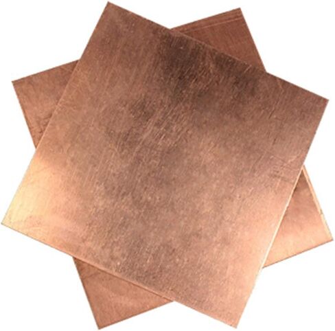 صفائح النحاس النقي ، 1pcs 0.1-0.5mm سماكة 99.9 ٪ صفيحة معدنية أرجوانية نقي ، لوحة نقاء عالية النقاء ، أداة إمدادات DIY الصناعة (0.3x100x200mm) in Saudi Arabia