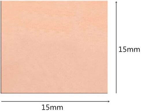 10 PC 0.1-1.0mm سماكة ، فاصل لوحة النحاس ، ورقة معدنية نحاسية نقية ، لمشاركة حرارة ذاكرة رقاقة دفتر دفتر (0.8 مم) in Saudi Arabia