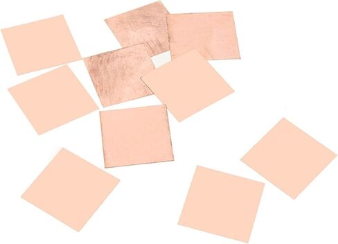 10 PC 0.1-1.0mm سماكة ، فاصل لوحة النحاس ، ورقة معدنية نحاسية نقية ، لمشاركة حرارة ذاكرة رقاقة دفتر دفتر (0.8 مم) in Saudi Arabia