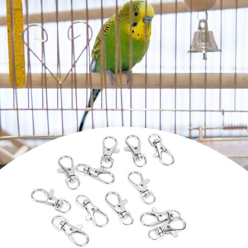 acouto 12 pcs حزمة الحديد المضاد للهروب من الطائر الأليف قفص القفص قفل القفل مخلب المفاجئ خطاف الطيور قفص القفص قفلات قفل الهامستر أقفاص للبطغامين الكلاب الكلب صناديق الأبواب الأبواب in Saudi Arabia