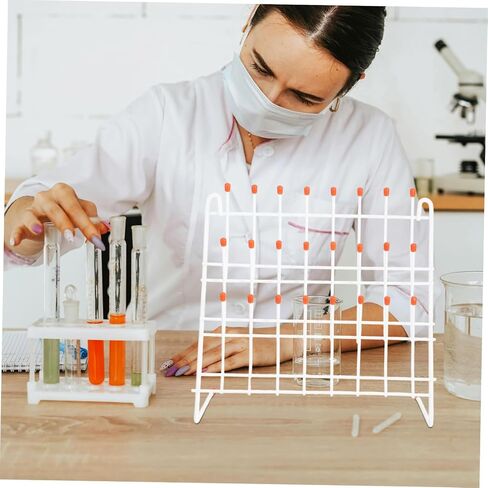 Laboratory Drying Rack for Test Tubes and Beakers Position Draining Stand Sturdy Peg Holder for Scientific Research Industrial Labs Schools and Universities in Saudi Arabia