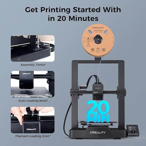 Creality Ender 3 V3 SE 3D Printer 250mm/s Max Printing Speed Upgraded Visual UI Auto Filament Loading and Unloading, Sprite Direct Extruder CR Touch Auto Leveling Dual Z-axis 8.66x8.66x9.84 inch in Saudi Arabia
