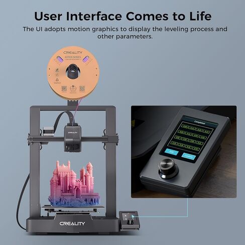 Creality Ender 3 V3 SE 3D Printer 250mm/s Max Printing Speed Upgraded Visual UI Auto Filament Loading and Unloading, Sprite Direct Extruder CR Touch Auto Leveling Dual Z-axis 8.66x8.66x9.84 inch in Saudi Arabia
