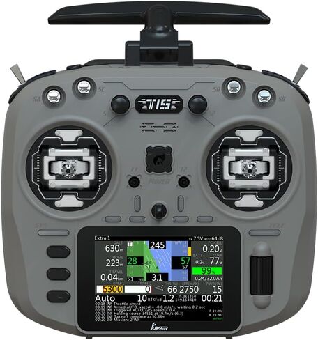 Jumper T15 2.4GHz / 915MHz / 868MHz VS-M Hall Sensor Gimbals 3.5" HD Touch Color Screen ELRS EdgeTX ExpressLRS Radio Controller Open-so Grey in Kuwait