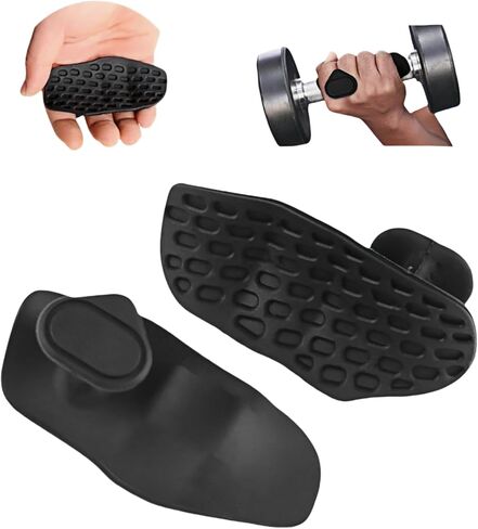 Anti-Slip Workout Grips, Ergonomic Workout Gloves, Weight Lifting Grips, for Men and Women, Silicone Gym Grips Pads, Soft, Palm Protection, Suitable for Various Fitness Training in Saudi Arabia