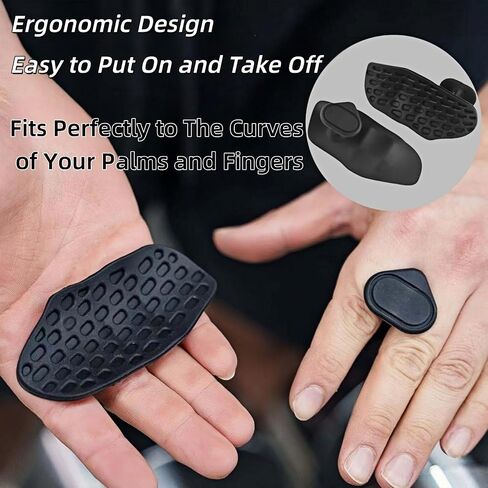 Anti-Slip Workout Grips, Ergonomic Workout Gloves, Weight Lifting Grips, for Men and Women, Silicone Gym Grips Pads, Soft, Palm Protection, Suitable for Various Fitness Training in Saudi Arabia