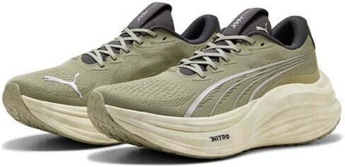 PUMA - أحذية MANS MAGMAX NITRO ، ألوان القمر الأخضر/تنبيه أصفر ، الحجم: 11.5 م الولايات المتحدة in Kuwait