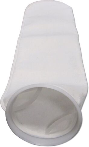 PRMFiltration #2 Size 1 Micron Liquid Filter Bags, 50 Pack, Polyester Felt with Polypropylene Rings, 7-1/16" Diameter x 32" Length, 4.4 Sq. Ft. Surface Area, Welded Seam for Industrial Filtration in Saudi Arabia