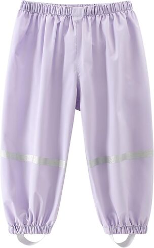 Fewlby Kids' Rain Pants Toddler Waterproof Trousers for Boys Girls in Saudi Arabia