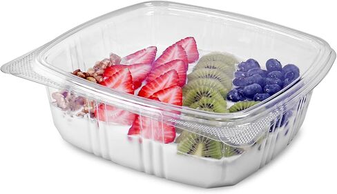 8oz RPPET CLAY CLOSEDIDIDID DELI Container -200pcs in Saudi Arabia