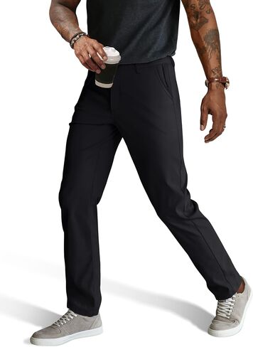 PJ Paul Jones Mens Stratch Golf Pants سريعة الجافة خفيفة الوزن خفيفة الوزن مع جيوب in Saudi Arabia
