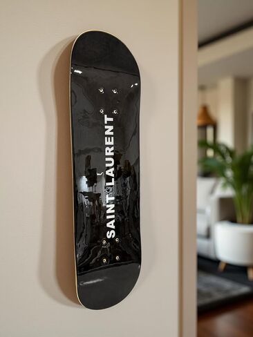 BDTrims 3 Pack Designer-Influenced Pop Art Skateboard Deck Set, Black White and Leopard Print, Premium 7-Ply Maple, Wall Decor, Customization Available in Kuwait