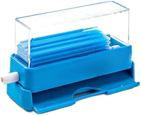Dental Microbrush Dispenser Blue Color Micro Applicator Dispenser Capacity 400 Microbrushes (600DS) in Saudi Arabia