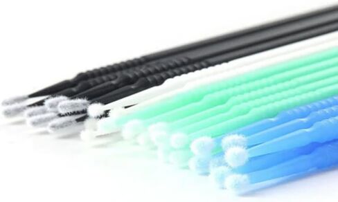 موزع ميكروبروش الأسنان الأبيض مع 200/PCS Micro Applicator Brushe Tips Random Microswabs مع موزع in Saudi Arabia