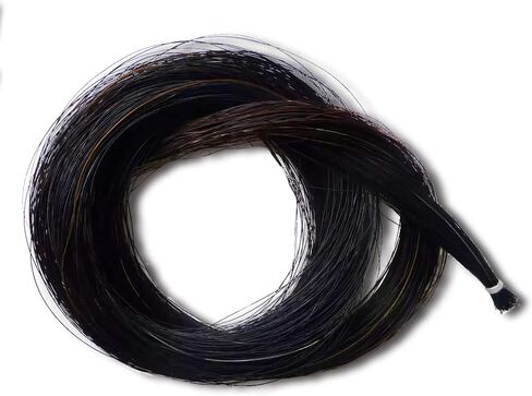 Violin bow horse hair White Horsetail Natural Mongolian Horse Hair Violin parts(250 g) in Saudi Arabia