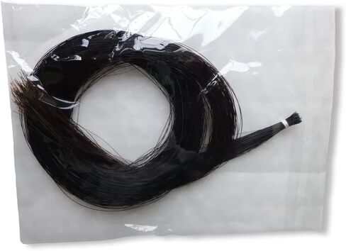 Violin bow horse hair White Horsetail Natural Mongolian Horse Hair Violin parts(250 g) in Saudi Arabia