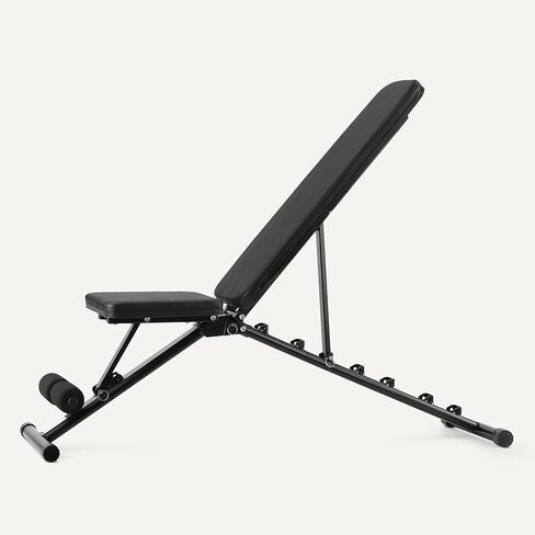 Amazon Basics Adjustable Workout Weight Bench Press, Foldable for Home Gym, Black in Saudi Arabia