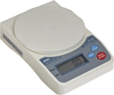 A&D Engineering HL200I HL-I Ninja Series Scale توازن إلكتروني مع شاشة LCD ، مقلاة 130 مم ، سعة 200 جرام ، 0.1 جرام قابلة للقراءة in Saudi Arabia