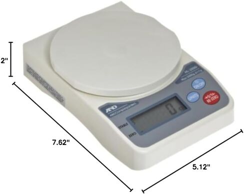 A&D Engineering HL200I HL-I Ninja Series Scale توازن إلكتروني مع شاشة LCD ، مقلاة 130 مم ، سعة 200 جرام ، 0.1 جرام قابلة للقراءة in Kuwait