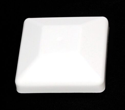 JSP Manufacturing 4X4 White Fence Post Plastic Cap- Pick a Pack (3 5/8 X 3 5/8) Fits 4 x 4 Nominal Fence Posts Made in USA Wholesale/Bulk Pricing (100) in Saudi Arabia