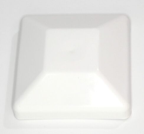 JSP Manufacturing 4X4 White Fence Post Plastic Cap- Pick a Pack (3 5/8 X 3 5/8) Fits 4 x 4 Nominal Fence Posts Made in USA Wholesale/Bulk Pricing (100) in Saudi Arabia